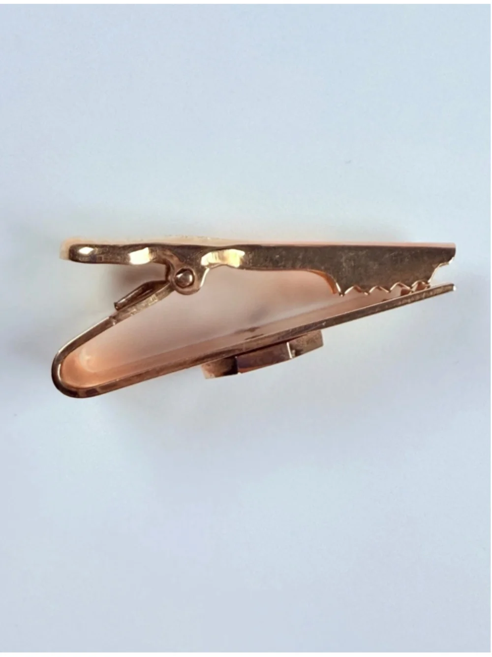 10K Gold Chase Bank Executive Wall Street Finance Balfour Tie Bar Shirt VTG Clip